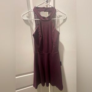Lulus cocktail dress. Size Medium. Color plum